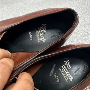 Allen Edmonds Delroy Rich Brown Leather lace up dress Oxfords shose size 10.5 Amazon.com | Allen Edmonds Mens Delray Lace up Dress Shoe  main image 4